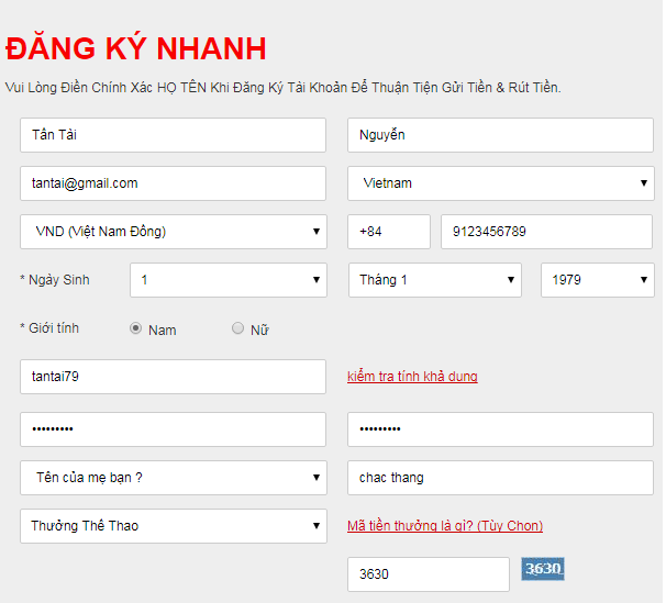 Hướng dẫn tạo tài khoản 12bet Hướng dẫn tạo tài khoản 12bet