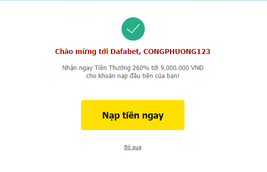 Tạo tài khoản cá độ bóng đá. đăng ký mới nhất tại Dafabet